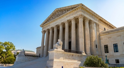 Supreme court building after global tariff case