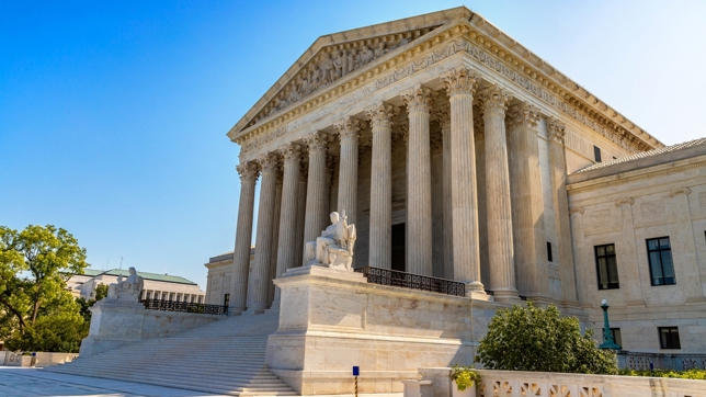 Supreme court building after global tariff case