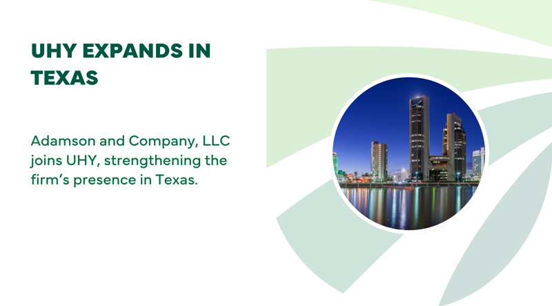 UHY Combines with Adamson &amp; Company, LLC