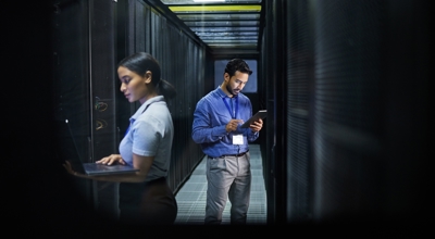 IT team working on penetration testing