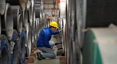 Metal manufacturer counting supplies