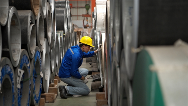 Metal manufacturer counting supplies