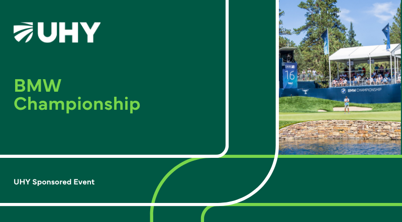 Experience the BMW Championship with UHY on August 23rd