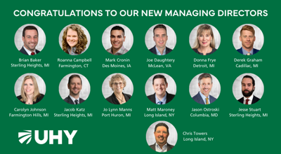 2026 NEW MANAGING DIRECTORS